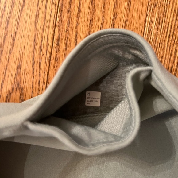 LULULEMON ALIGN HIGH RISE MINI FLARE LIGHT SAGE PANTS SIZE 4 - Picture 8 of 9